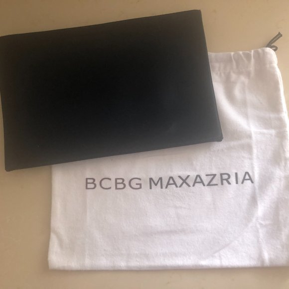BCBG MaxAzria Envelope Clutch (Black) - Picture 3 of 8